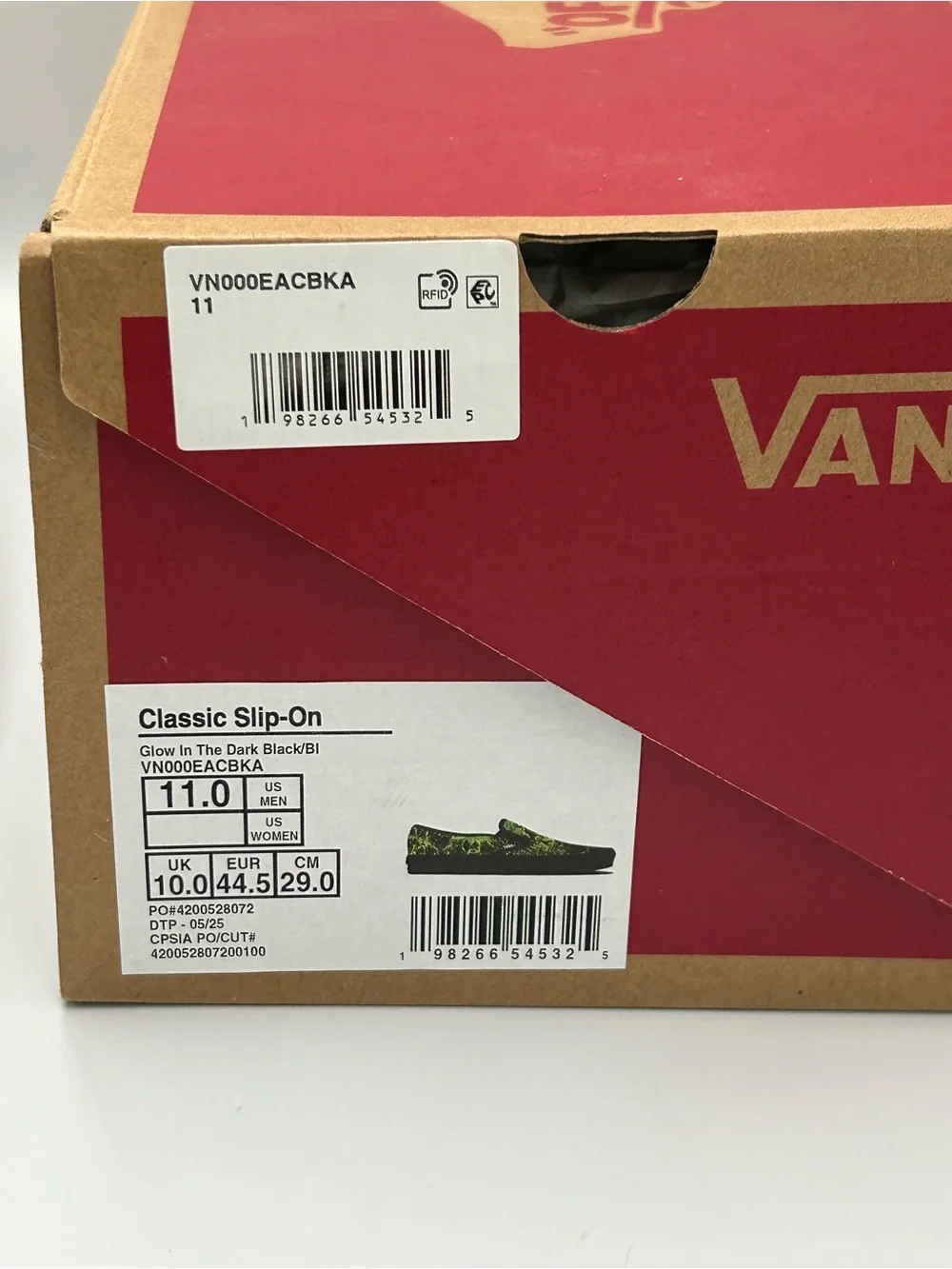 Vans slip loafers